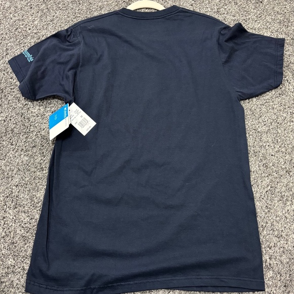 NEW Men's Columbia PFG Shirt Navy PFG No Luck All Skill Size M - Picture 2 of 3